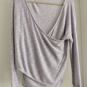 Fashion, nova light, purple sweater top